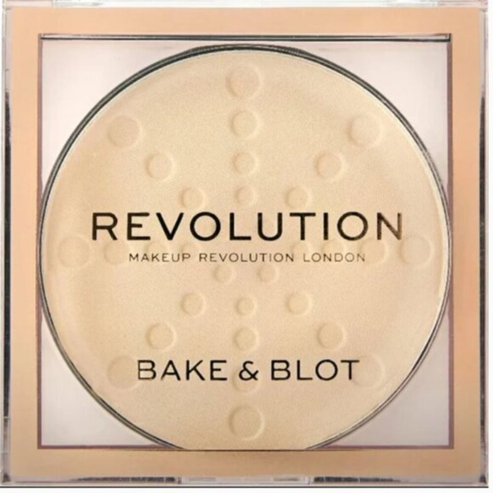 Revolution Makeup London Bake & Blot Pressed Powder Banana Vegan Matte Finish